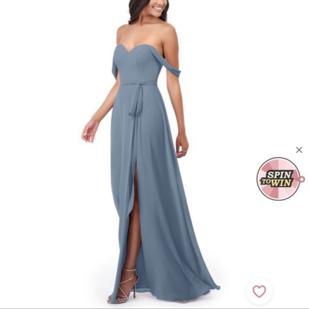 AZAZIE - Aaron style bridesmaids dress size A4 Twilight